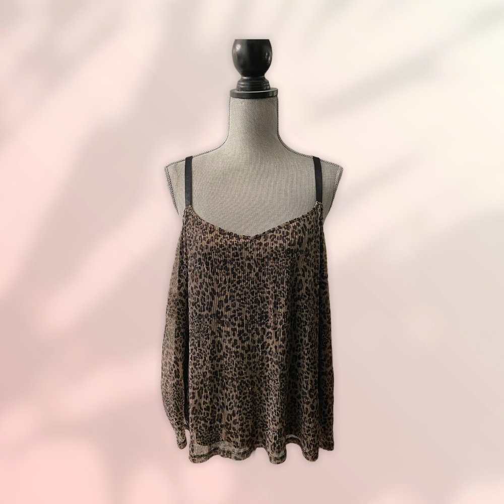 Animal print tank